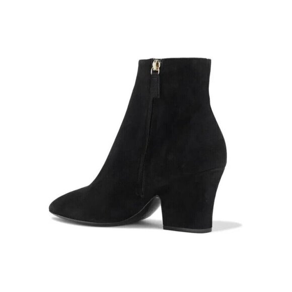 Salvatore Ferragamo Shirin Suede Ankle Boots US 4.5 34.5 Black New - Picture 14 of 14